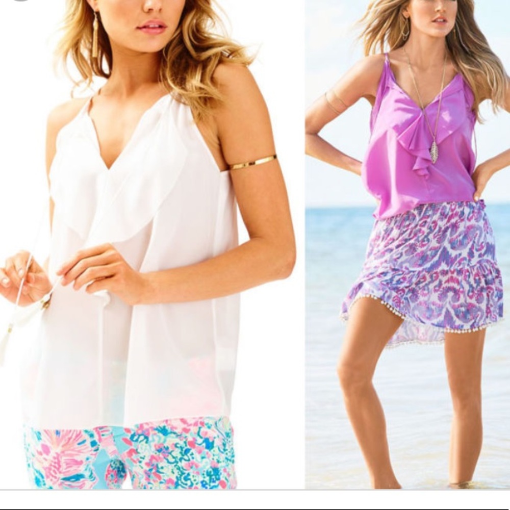 LILLY PULITZER LACHELLE SILK TOP